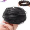 Synthetic Flexible Hair Buns Curly Scrunchy Chignon Elastic Messy Wavy Scrunchies Wrap For Ponytail Extensions For Women