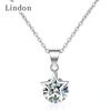 Lindon Necklace Star Shape Zircon Pendant Women Fine Jewelry Wedding Party Gift