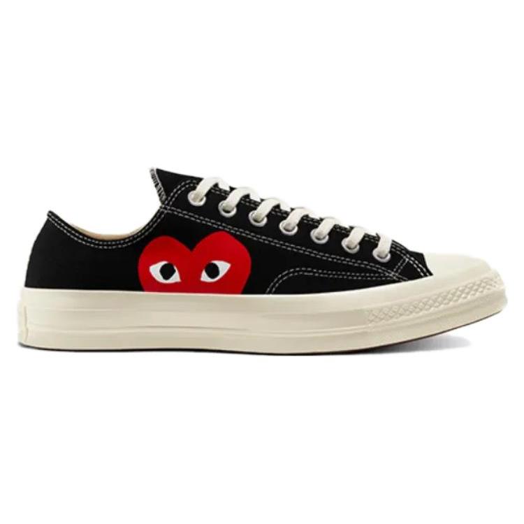 New Chuck 70 Comme Des Garçons Play X Converse Low 'Black' 2023 A08796C