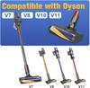 Vacuum Attachments with Dust Detect Green Light for Dyson V7 V8 V10 V11 V15 Cordless Cleaners, Hard Floor Soft Roller Brush Head