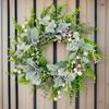 Artificial Front Door Wreath Hanging Ornament Multipurpose Collection Wall Decoration for