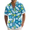 Hawaiian Shirt For Men, Men's Vintage Button Down Bowling Shirts Short Sleeve Summer Beach Shirt
