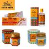 Set of 4 Products - Relax & Strong Massage - 2 Balm Jars, Muscle Cream, Massage Liniment - Products of Thailand