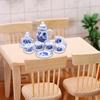 Miniature Tea Set with Teapot And Cups for Home Decor