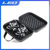 Professional Spinning Ice Fishing Reel Coil Protection Bag Fishing Reel Faux Leather Smooth Zipper Soft Shockproof Sponge Padding Fishing Accessories