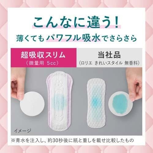 Sara Pure Super Absorbent Slim Pads, 5cc, Unscented, 40 Pads X 2 Sets (80 Pads Total)