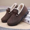Winter Women's Leisure Beanie Shoes Non-slip Wool Shoes Plush Warm Middle-aged and Elderly Cotton Shoes Customized