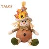 Fall Gnome Doll Decor Plush Maple Leaf Sunflower Doll Toy Handmade Farmhouse Autumn Pendant for Thanksgiving Harvest Holiday Party