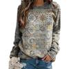 Autumn Winter 3D Digital Printed Round Neck Hoodie for Women Hoodies & Sweatshirts (women’s)