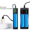 18650 Battery Charger 1 / 2 Slots Dual For 18650 Charging 4.2V Rechargeable Lithium Battery Charger