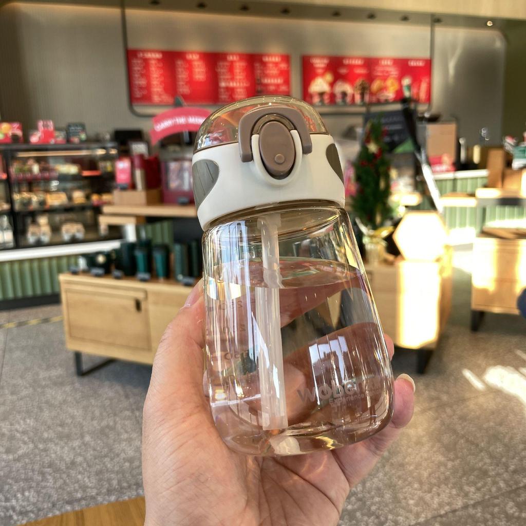 Portable Summer Water Cup with Straw for Women and Children: Cute Design for Students, Pregnant Women, and Adults