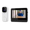 2.4G Wireless Smart Video Doorbell Two-way Intercom 4.3-inch Screen Wifi Doorbell Security System Infrared Night Vision Video Door Bell