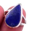 Natural Lapis Lazuli Gemstone Handmade 925 Solid Sterling Silver Ring S.7 A5F41