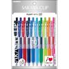ZEBRA Sarasa Clip Gel Ballpoint 10 Pen, 0.5, Colors, P-JJ15-10C