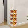 5 Tier New Simple Shoe Rack Multi-folding Space-saving DIY Home Organizer Multifunctional Economic Storage Shoe Rack