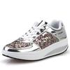Shoes for Women Sequin Upper Platform Sneakers Couples Casual Lace Up Ladies Shoes