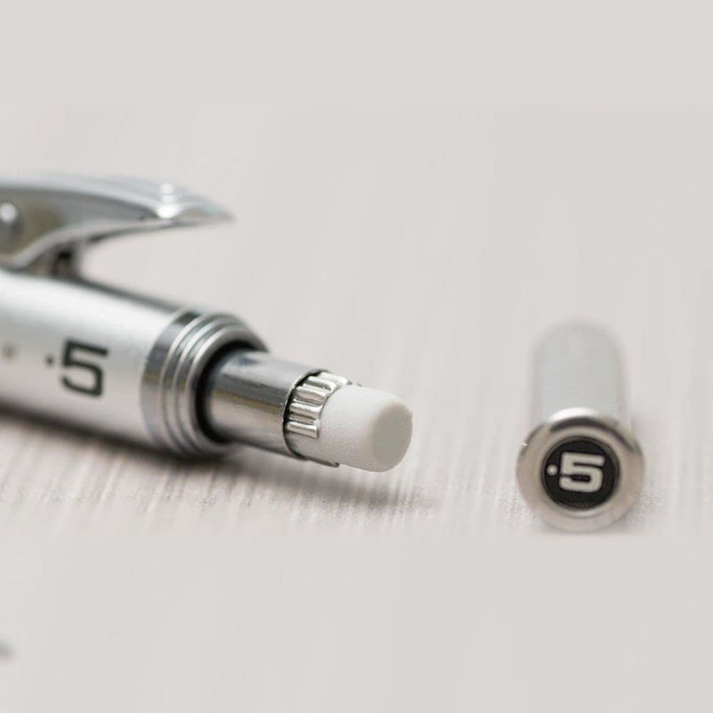 Pentel Mechanical Pencil Graph Gear 1000 PG1015 Silver 0.5mm