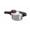 One-Handed Pressure Cooker, 2.5L, Induction Compatible, Stainless Steel, Pressure Switching, Recipe Included, Economy Cook, H-5434