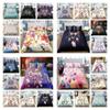 Bedding Set Cover Newly Bedspread 3D Dream Print Home Bedroom Children Single Size Quilt Cover Romatic Pillowcase Microfiber