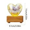 Colorful 3D Fireworks Night Light Romantic Atmosphere Heart Shaped Atmosphere Lights  Living Room