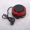 500W Household Portable Mini Electric Stove Heating Plate Heater (Red  )