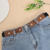 Fashion Boys and Girls Stretch Stretch Canvas Kids belts Waist Belt Buckle-Free Belt