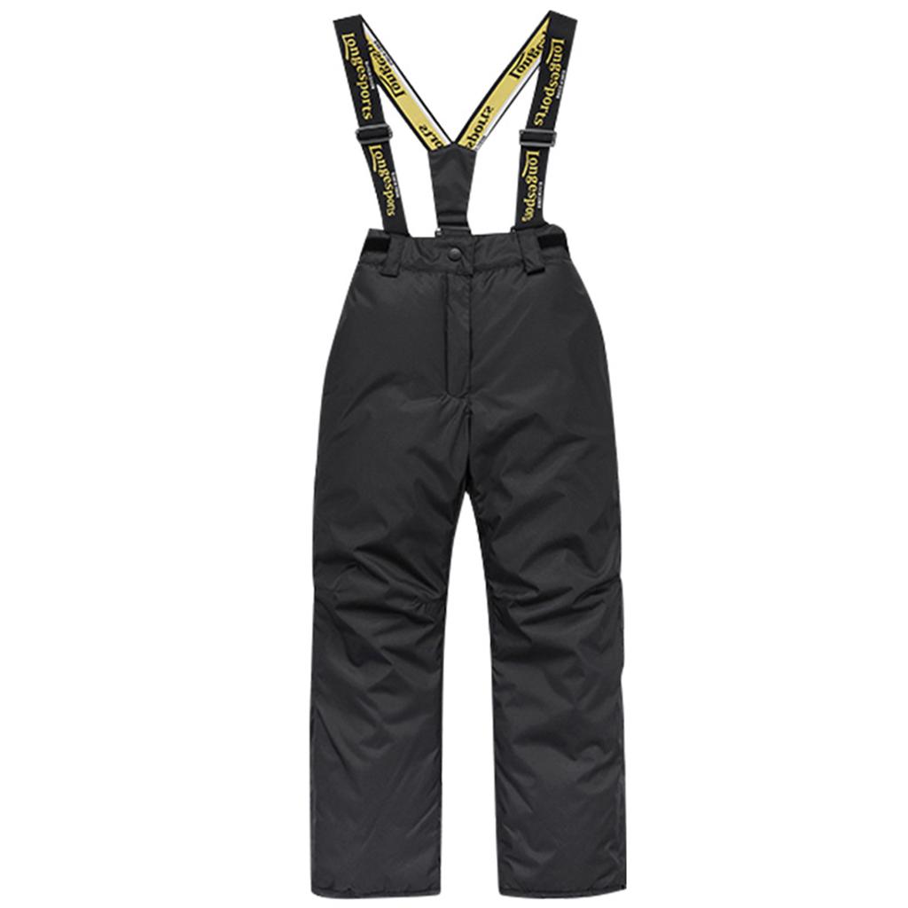 Children's Fashion Skiwear Set Boys' And Girls' Thickened Waterproof Warm Ski Suit Jacket And Trousers Outfit Set