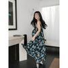 Holiday Wind Floral Suspender Dress Set Women's Casual Summer Unique Beautiful Sunscreen Cardigan Dress