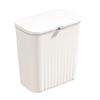 Wall Mounted Trash Can with Sliding Cover Home Kitchen Hanging Garbage Bin Rectangular Waste
