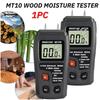 Wood Moisture Meter Digital Humidity Tester for Wood Flooring Cartons Building Materials Accurate Water Content Measurement