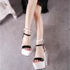 16CM Super High Heels Sandals Party Sexy Dress Shoes Women Thin Heels Platform
