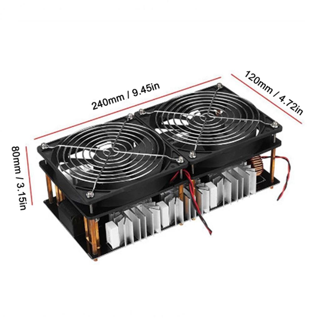 2500W 50A DC 12 48V Induction Heating Board ZVS Power Supply Module High Frequency Low Voltage Flyback Driver Heater