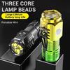 High-brightness Light Flashlight LED USB Rechargeable Mini Tactical Torch Waterproof Camping Hunting Searchlight Flashlight