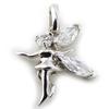 [N0657] - Silver Pendant 'Tinkerbell' White