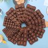 30-58 Chocolate Mould Handmade Candy Jelly Pudding Mold Flower Heart Shape Silicone Moulds Baking Tool
