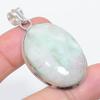 Natural Aquamarine Gemstone 925 Sterling Silver Jewelry Pendant 2.05" Y8k66