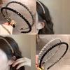 2pc Fashion Vintage Crystal Headwear Headband Women Girls Hair Bands Korean Hairband for Wedding Party Hair Accessories