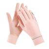 Women Female Thin Sunscreen Sun Protection Gloves Anti-UV Gloves Mittens Ice Silk Gloves