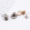 10Pcs 8Mm Metal Button O Ring Stud Screwback Craft Bag Phone Screw Nail Rivet