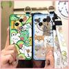 Wristband Back Cover Phone Case For Tecno Spark30 4G/KL6 Durable Waterproof Cartoon Lanyard Dirt-resistant Shockproof