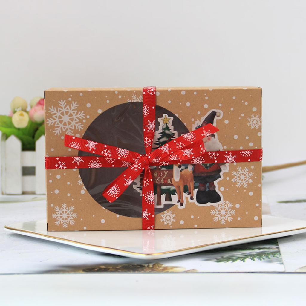 24PCS Christmas Cookie Gift Boxes  Boxes for Holiday B Akery Food Container