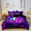 3pcs Fashion Classic Popular Purple Butterfly Flower Digital Print Duvet Cover Bedding Set Soft Comfortable Bedroom Guest Room