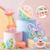 Baby Toys 0 12 Months Rotating Rattle Ball Grasping Activity Baby Development Toy Silicone Teether Baby Sensory Toys For Babies