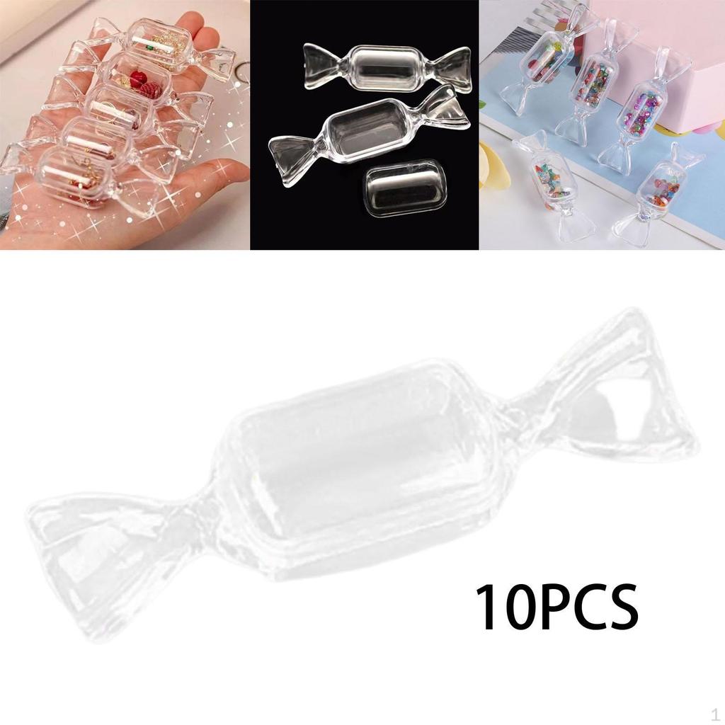 10 Pieces Jewelry Storage Case Organizer Delicate Candy Box Gift Trinket for Travel