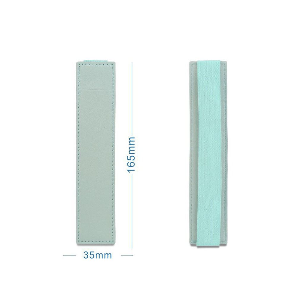 Office Meeting Pu Leather Elastic Buckle Pen Bag Pen Clip Pencil Case Pen Holder