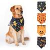 Breathable Halloween Pet Scarf Polyester Pumpkin Dog Bandana Christmas