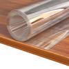 Uyoyous Transparent PVC Tablecloth, 2mm Thick, 100*200cm, Transparent Vinyl Table Mat, Rectangular, Waterproof, Heat-Resistant, Durable, Stain-Resista