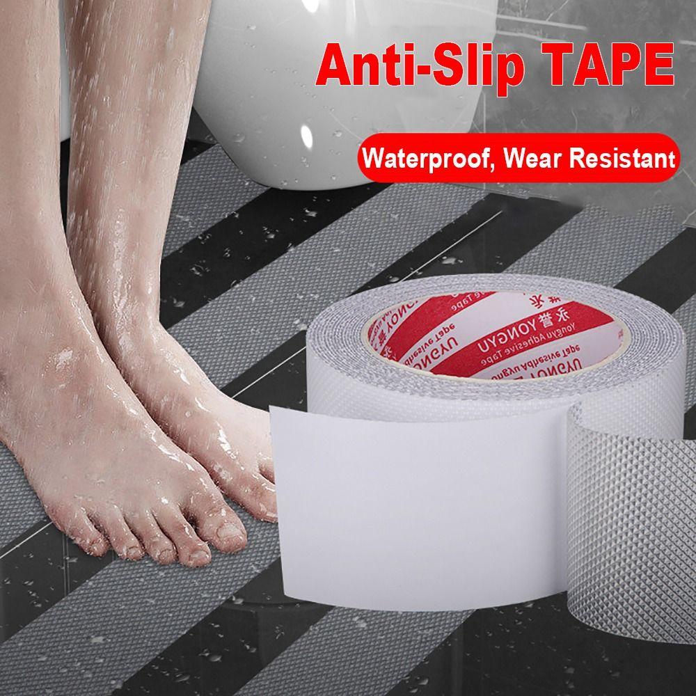 5m/Roll Strong Adhesive Anti-slip Tape Floor Stairs Grip Sticker Rubber PEVA Tape