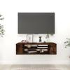 VidaXL Wall-mounted TV Cabinet Smoked Oak 100x30x26.5cm Engineered Wood 826360