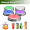 5Pcs Silicone Fermenting Lid with Steel Ring Waterless Airlock Vegetable